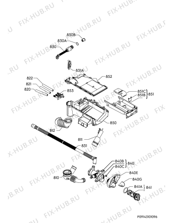 Взрыв-схема стиральной машины Electrolux EW7W5247A2 - Схема узла Hydraulic System 272